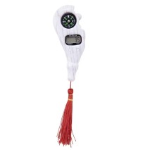 Digital Tasbeeh Counter With Compass - White