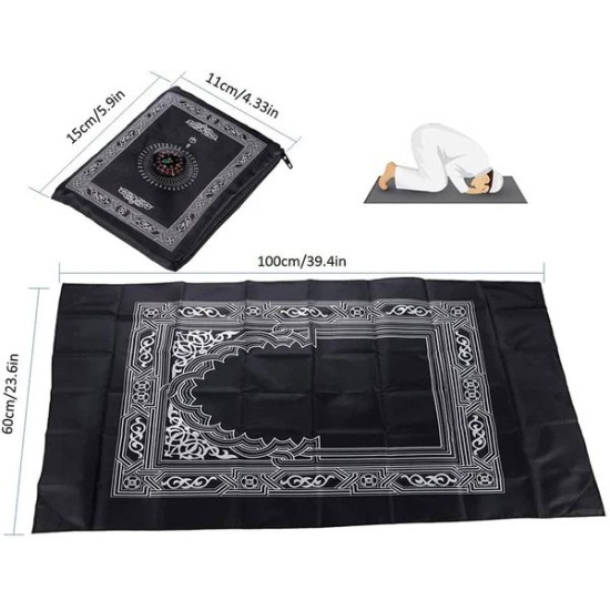 Pocket Prayer Mat - Black