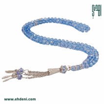 Crystal Beaded Rosary - Blue