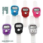 Strass Digital Tasbeeh Ring - Red