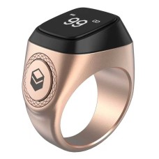 Smart Tasbeeh Ring (Zinc) - Rose Gold