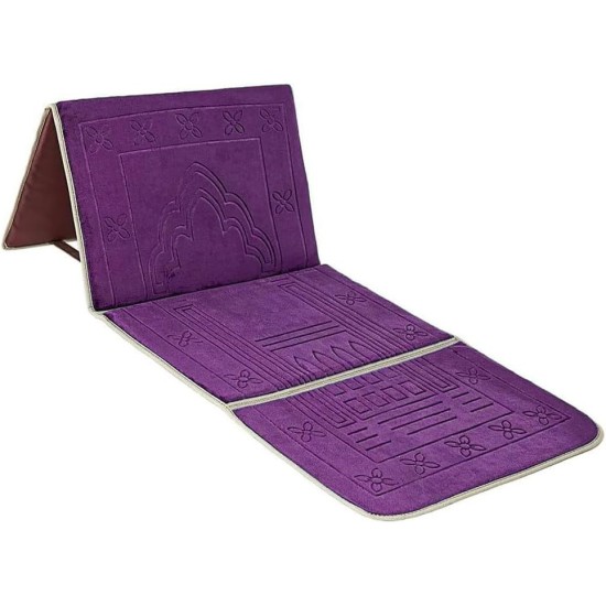 Backrest Prayer Mat - Purple